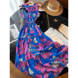 Đầm maxi đi biển