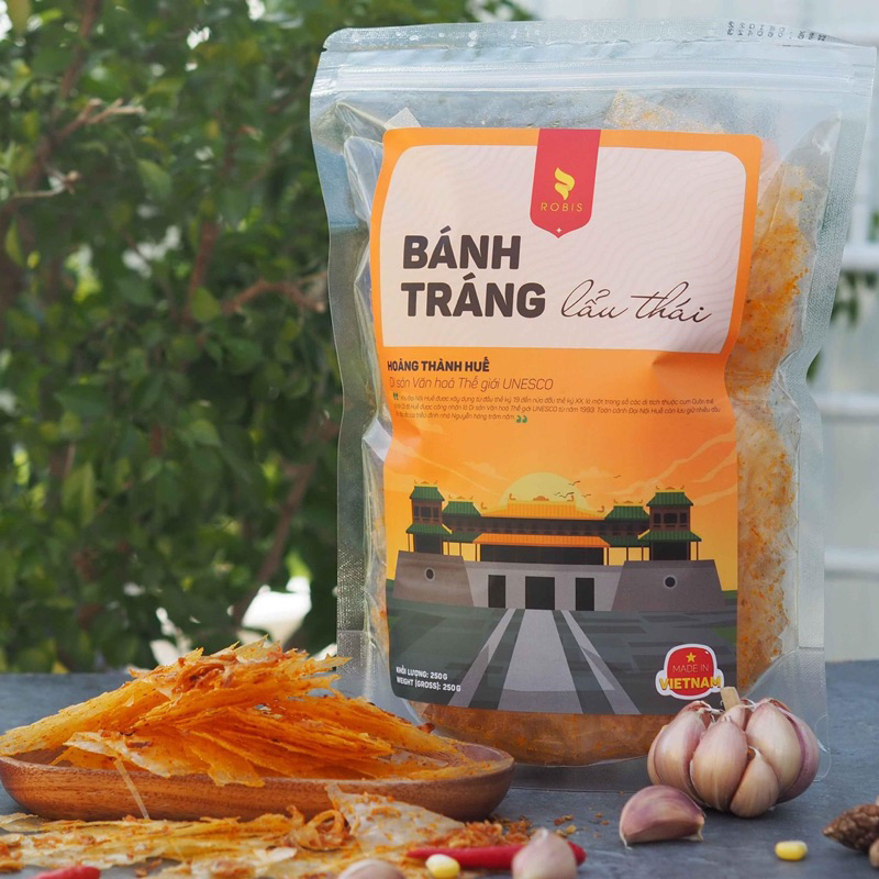 SALE SỐC SẬP SÀN BÁNH TRÁNG VỊ LẪU THÁI ROBIS 250gr ĂN LÀ GHIỀN