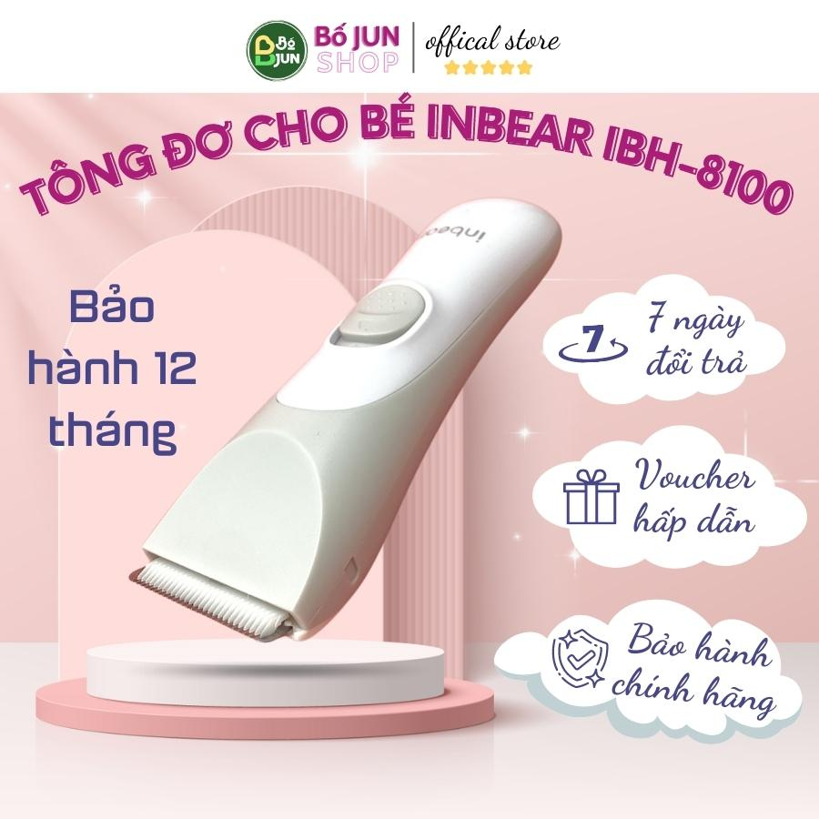 Tông đơ cắt tóc cho bé,máy tăng đơ cắt tóc trẻ em Inbear IBH-8100 bảo hành chính hãng 1 năm, lỗi 1 đổi 1 - shop bố Jun