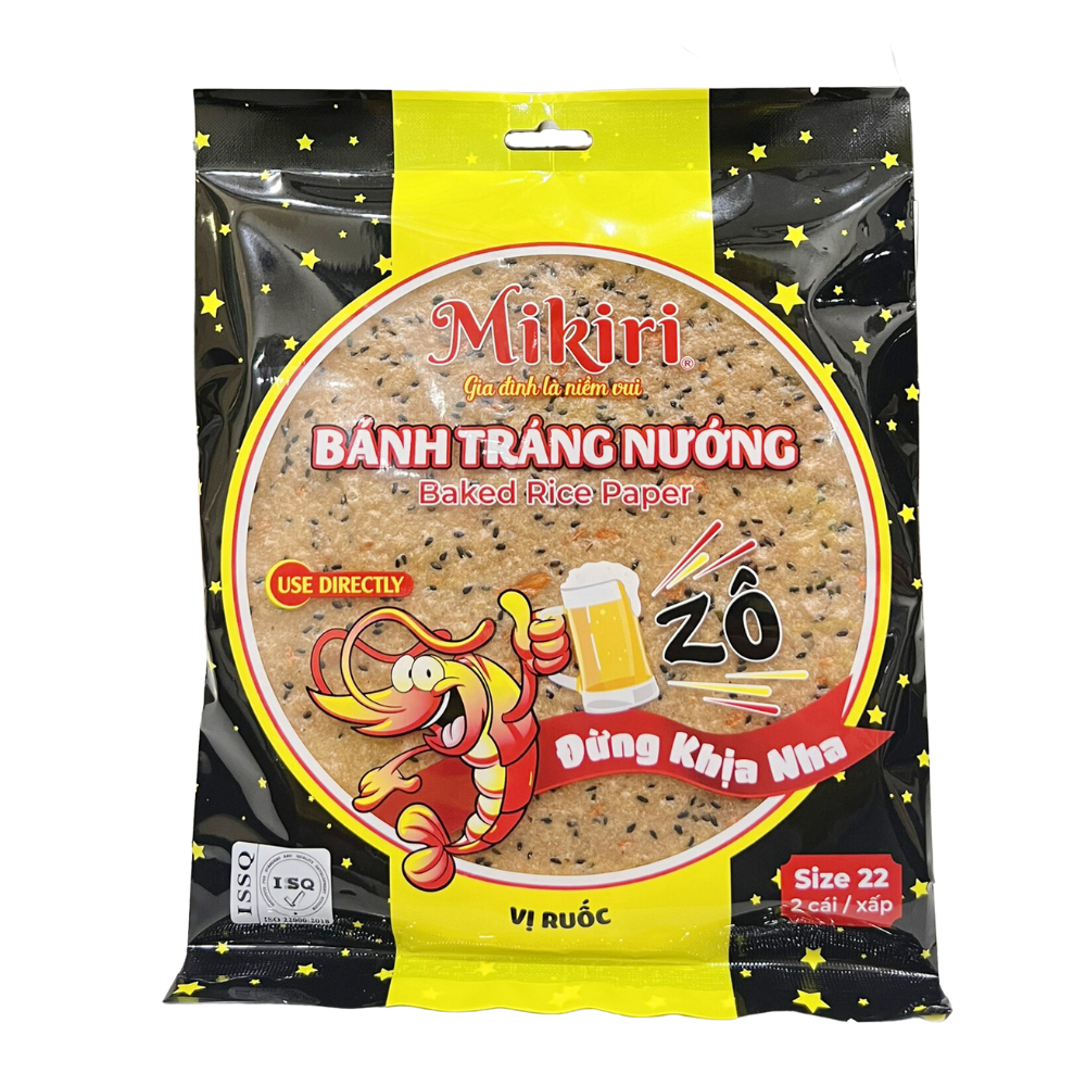 Bánh Tráng Nướng Cà Khịa Vị Ruốc 12 xấp