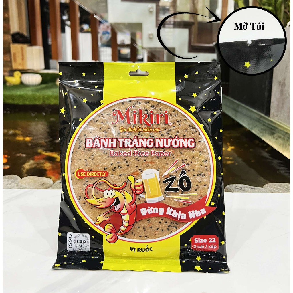 Bánh Tráng Nướng Cà Khịa Vị Ruốc 12 xấp