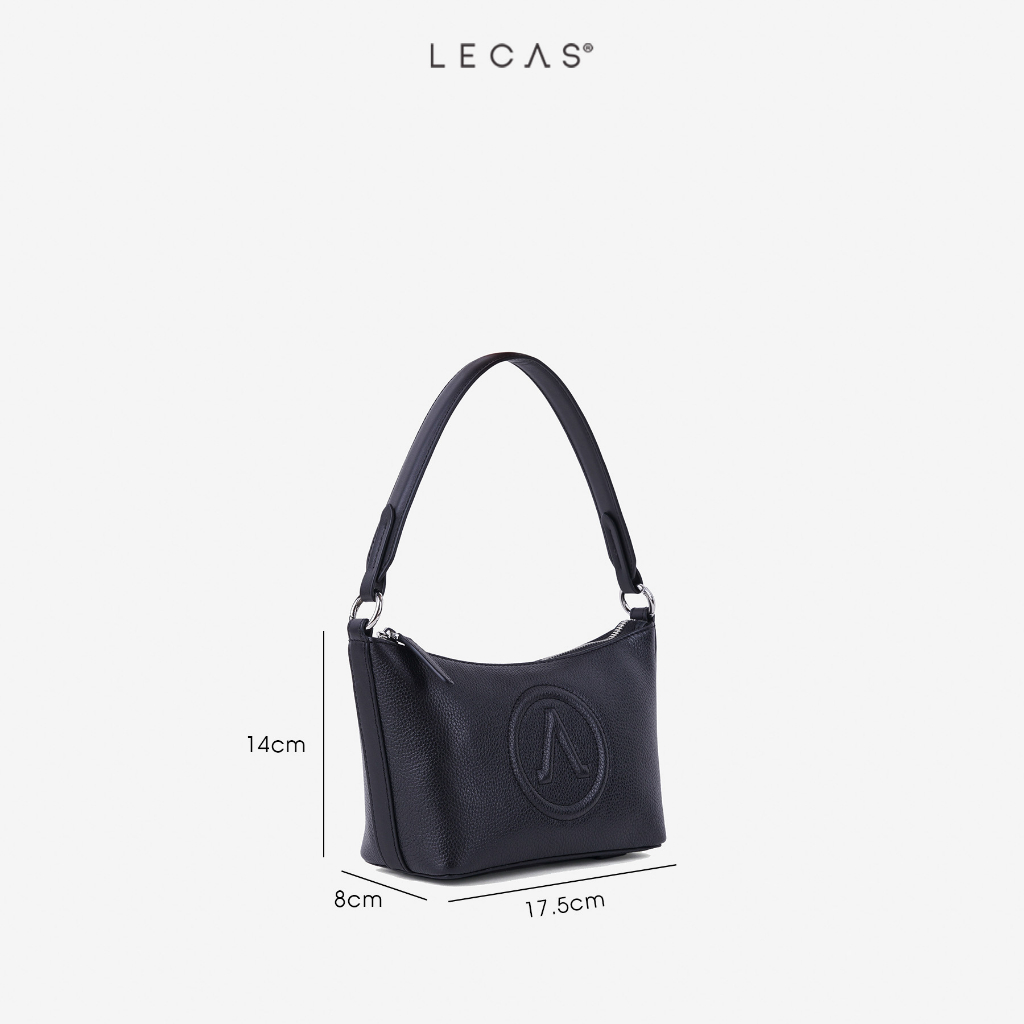 Túi Xách Tay Nữ Da Thật LECAS Có Dây Đeo Chéo Cỡ Nhỡ An Bình