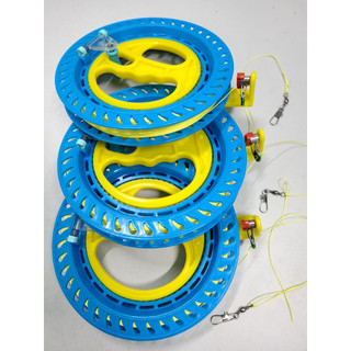 Dụng cụ cuộn dây diều size 18X + 260m dây + khóa link/chống xoắn