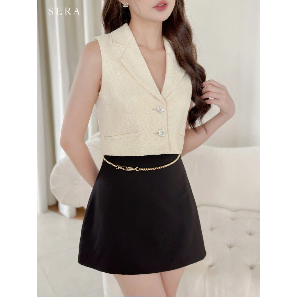 SERA - Chân váy Lani tặng kèm belt kim loại