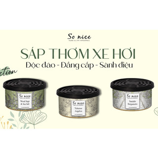 Sáp thơm xe hơi So Nice 45g (Mua 2 tặng 1 tinh dầu lăn 150k)