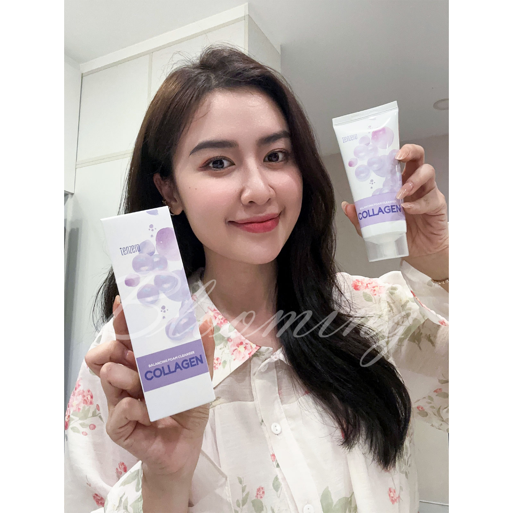 Sữa rửa mặt Collagen cung cấp độ ẩm, làm sạch sâu Tenzero Balancing Foam Cleanser Collagen 100ml