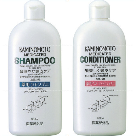DẦU GỘI XẢ THẢO DƯỢC KÍCH THÍCH MỌC TÓC KAMINOMOTO MEDICATED SHAMPOO