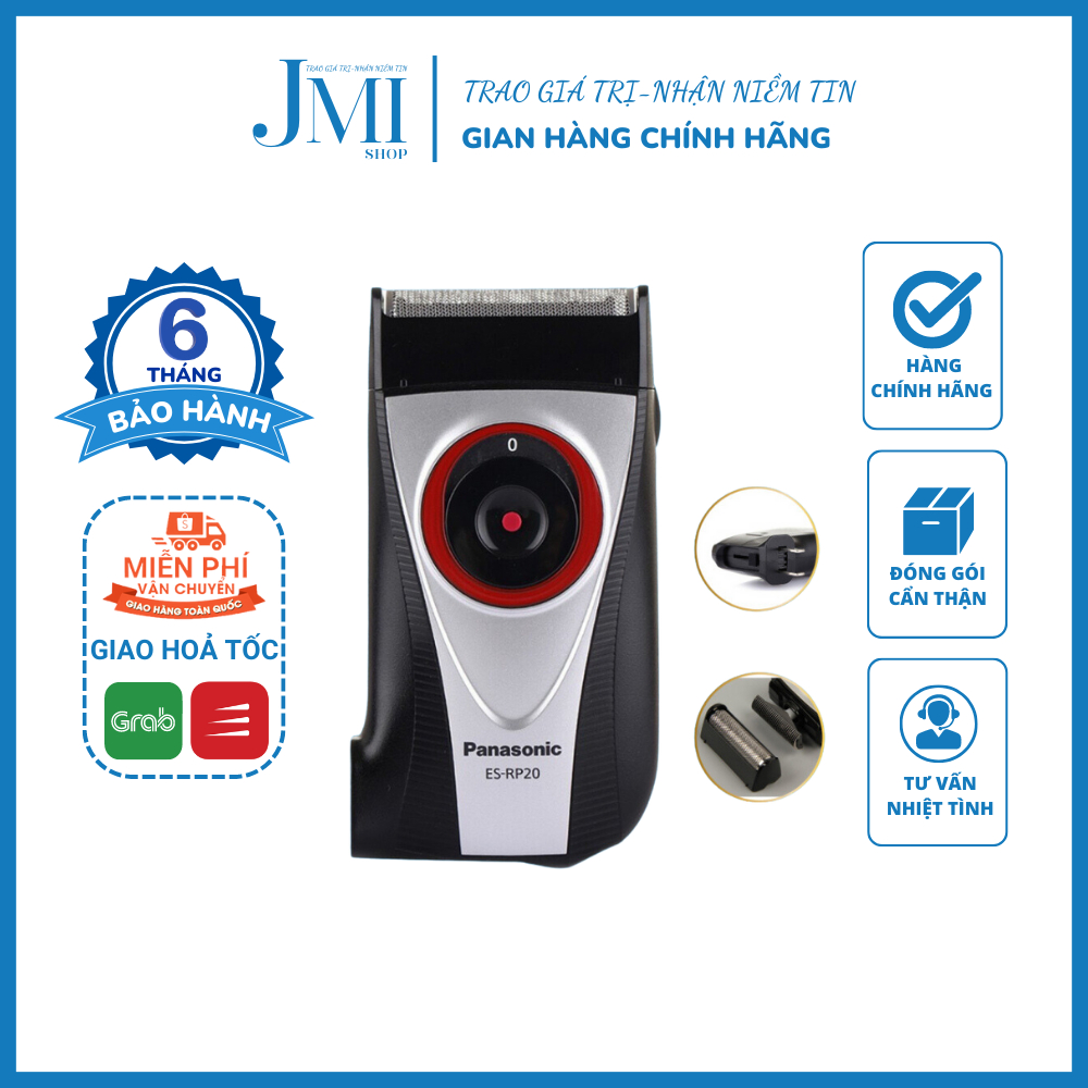 Máy cạo râu Panasonic chính hãng ES RP20 sạc điện cạo râu nhanh và sát hơn - JMI Shop