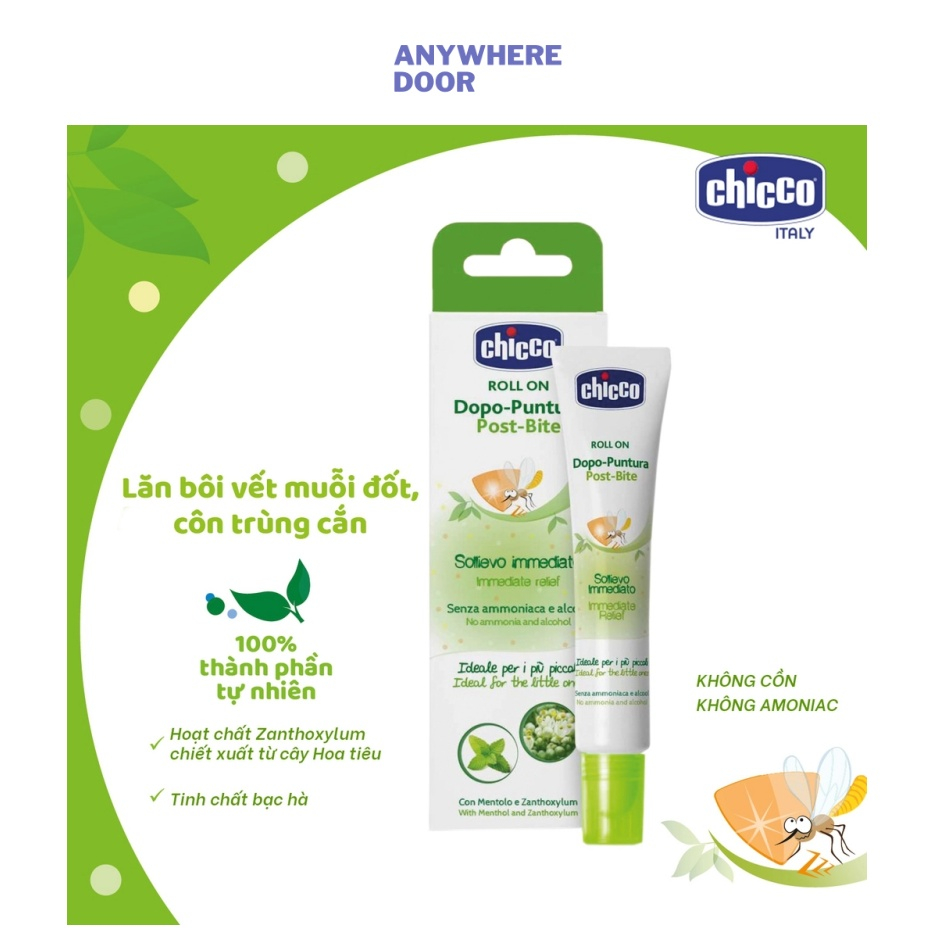 Lăn bôi vết muỗi đốt và côn trùng cắn Chicco cho bé