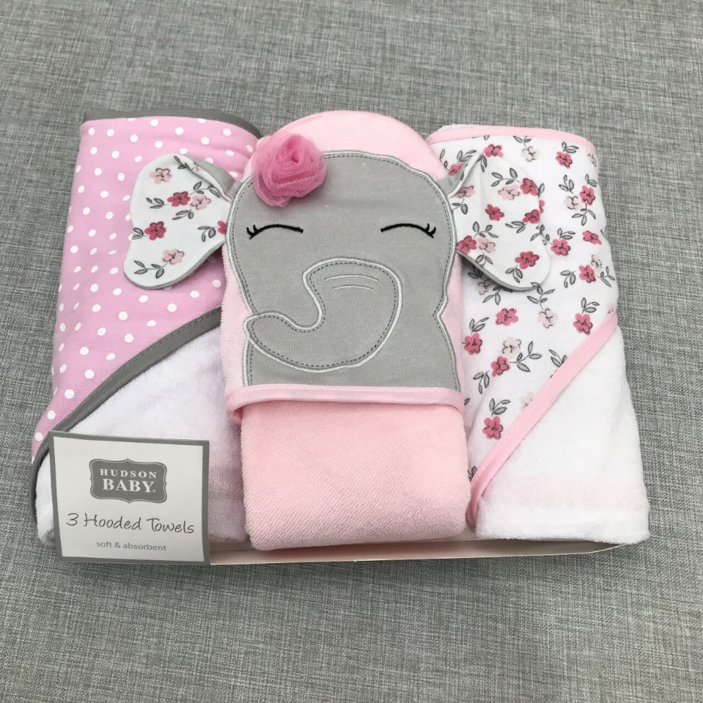 Set 3 khăn ủ HUDSON baby, chăn ủ cotton, ủ choàng cho bé ra ngoài