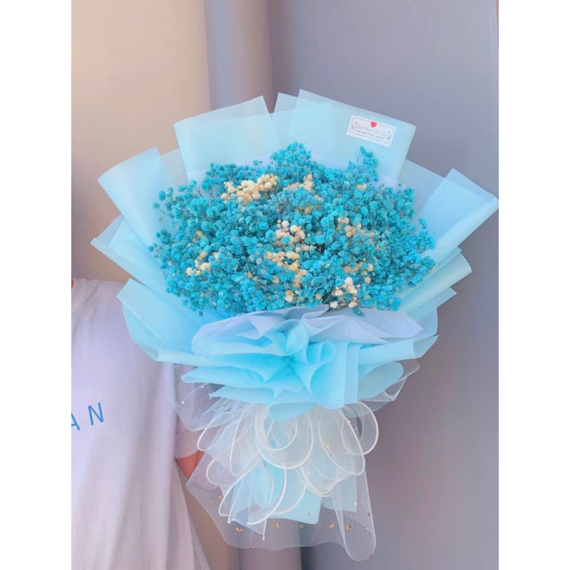 Bó hoa baby khô size vừa quà tặng hoa khô siêu đẹp - Jenny Flower