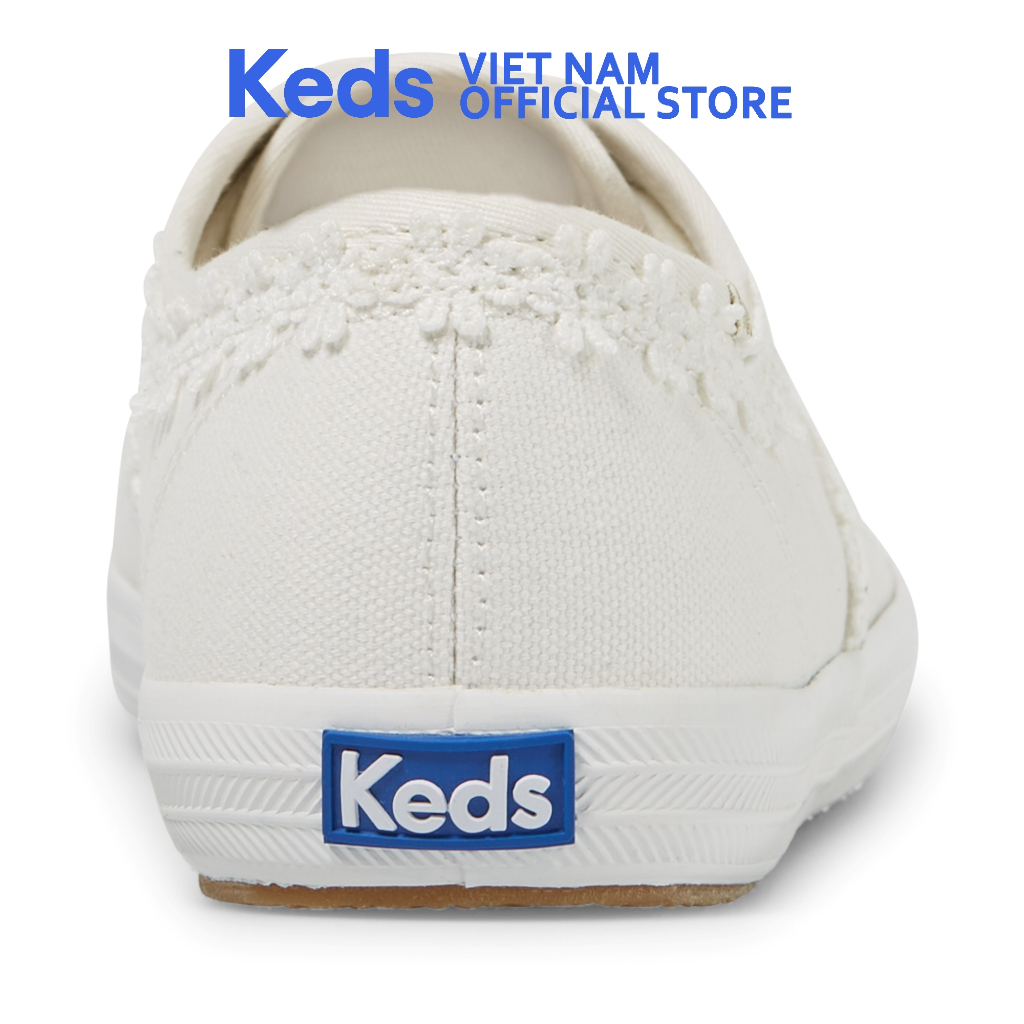 Giày Keds Nữ- Champion Canvas Crochet Trim White- KD066631