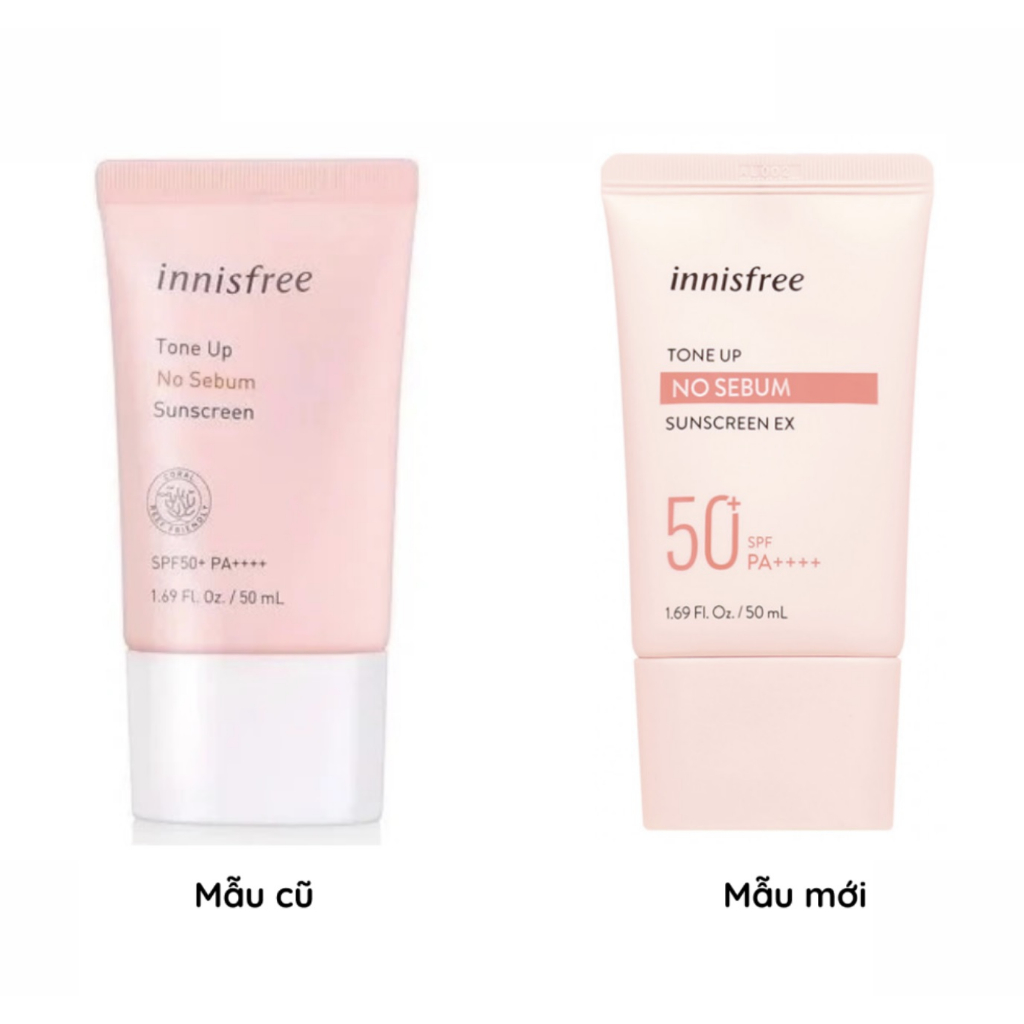 Kem chống nắng innisfree nâng tone trắng da kiềm dầu 50ml