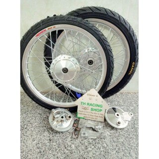 bánh căm dream wave niềng nhôm Banzai Dale Solute đùm mạ crôm vỏ ruột Camel bạc đạn ống chỉ 2 má đùm và 2 pad thắng lợi