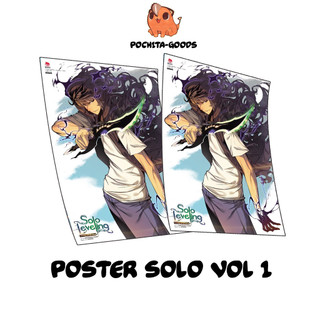 Poster solo leveling 1 - quà tặng kèm nxb kđ - solo leveling