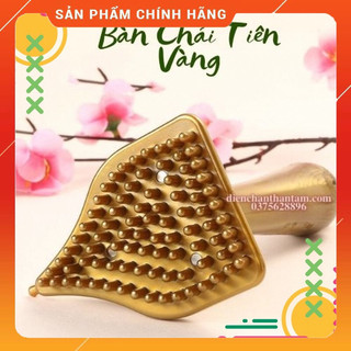 Bàn Chải Tiên Vàng Khai Thông Kinh Lạc- dụng cụ diện chẩn