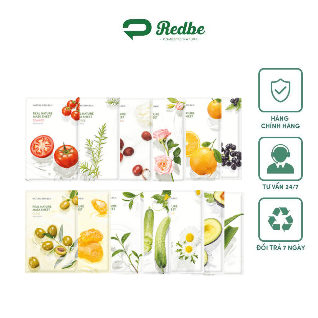 Mặt nạ giấy Nature Republic Real Nature Mask Sheet - MP512