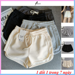 Quần đùi nữ, Quần short nữ thể thao, lưng thun thiết kế rút dây thời trang năng động QDN4