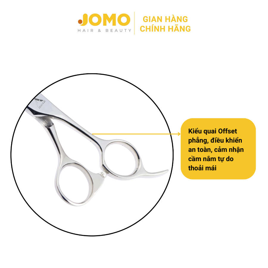 Kéo Tỉa Tóc AKAFUJI TA 262 răng cong SIZE 6.0 inches Thép Nhật - Jomo Hair & Beauty