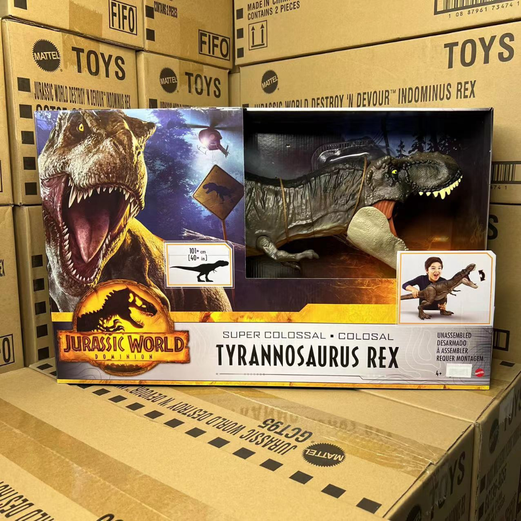 Đồ Chơi Mô hình Khủng Long Mattel Tyrannosaurus Rex Jurassic World Dominion (Super Colossal)