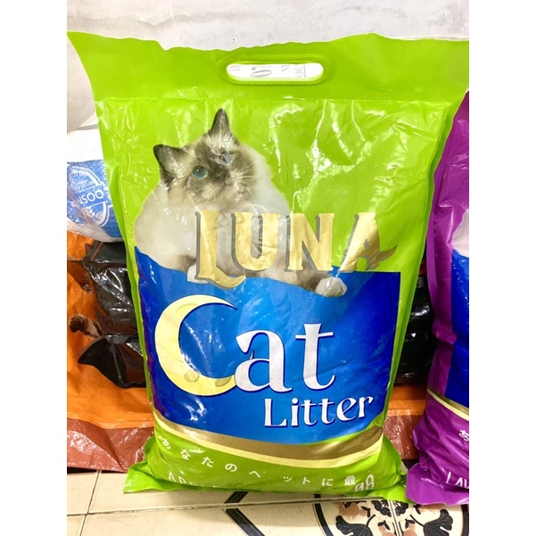 Cát vệ sinh cho mèo , Cát mèo LUNA LITTER, Cát cho mèo đi vệ sinh lưu hương lâu, vón cục tốt , ít bụi