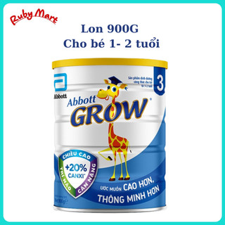 [Date 9.2024] Sữa Bột Abbott Grow 3 lon 900g