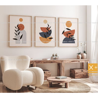 Tranh decor phòng, tranh treo tường hiện đại có móc treo tranh_X686