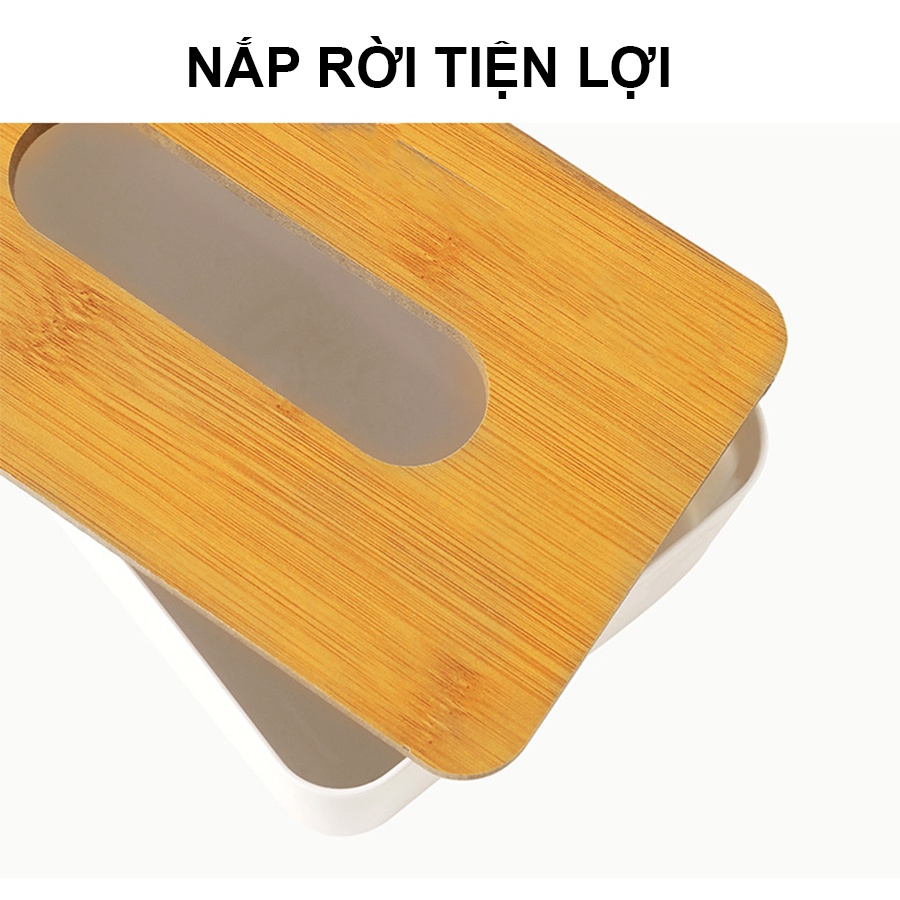 Hộp Đựng Giấy Ăn, Hộp Đựng Khăn Giấy Màu Trắng Sang Trọng, Hàng Có Sẵn F004