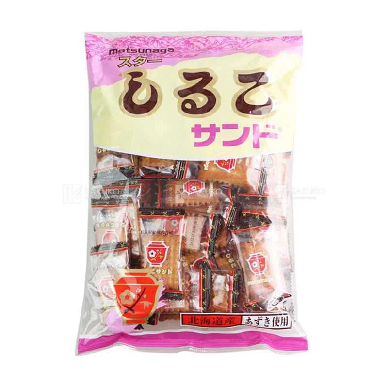 Bánh Quy Đậu Đỏ Matsunaga Nhật Bản 230g