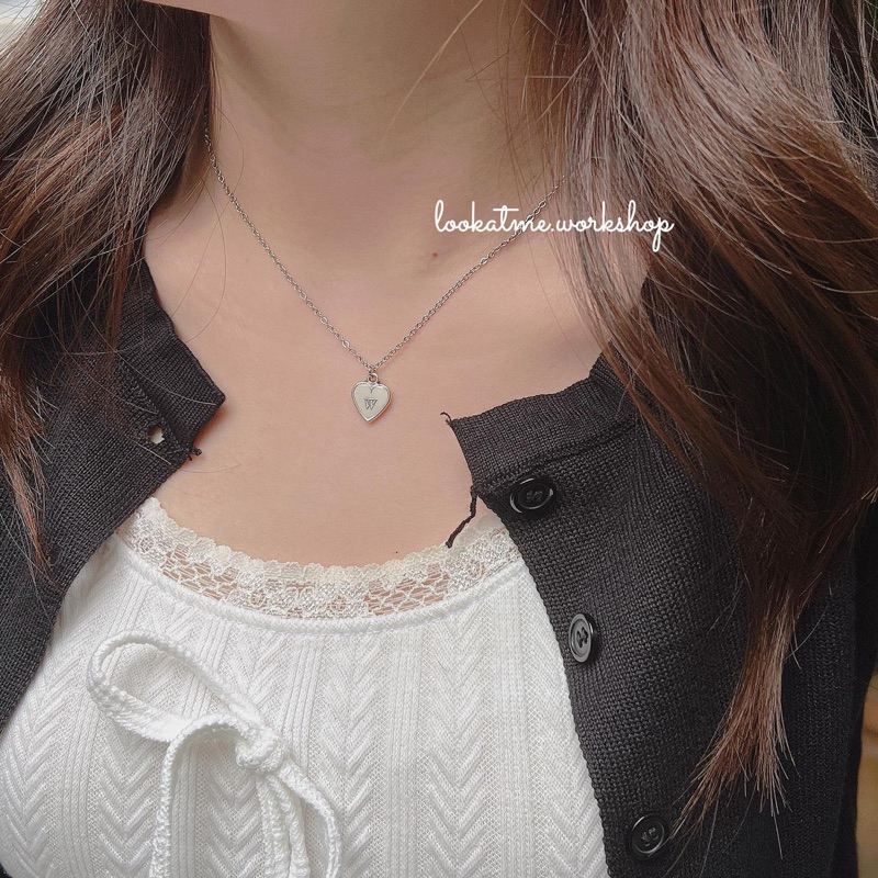 Dây chuyền " Name of love " Đủ Màu chữ cái thay thế từ A-Z handmade Lookatme