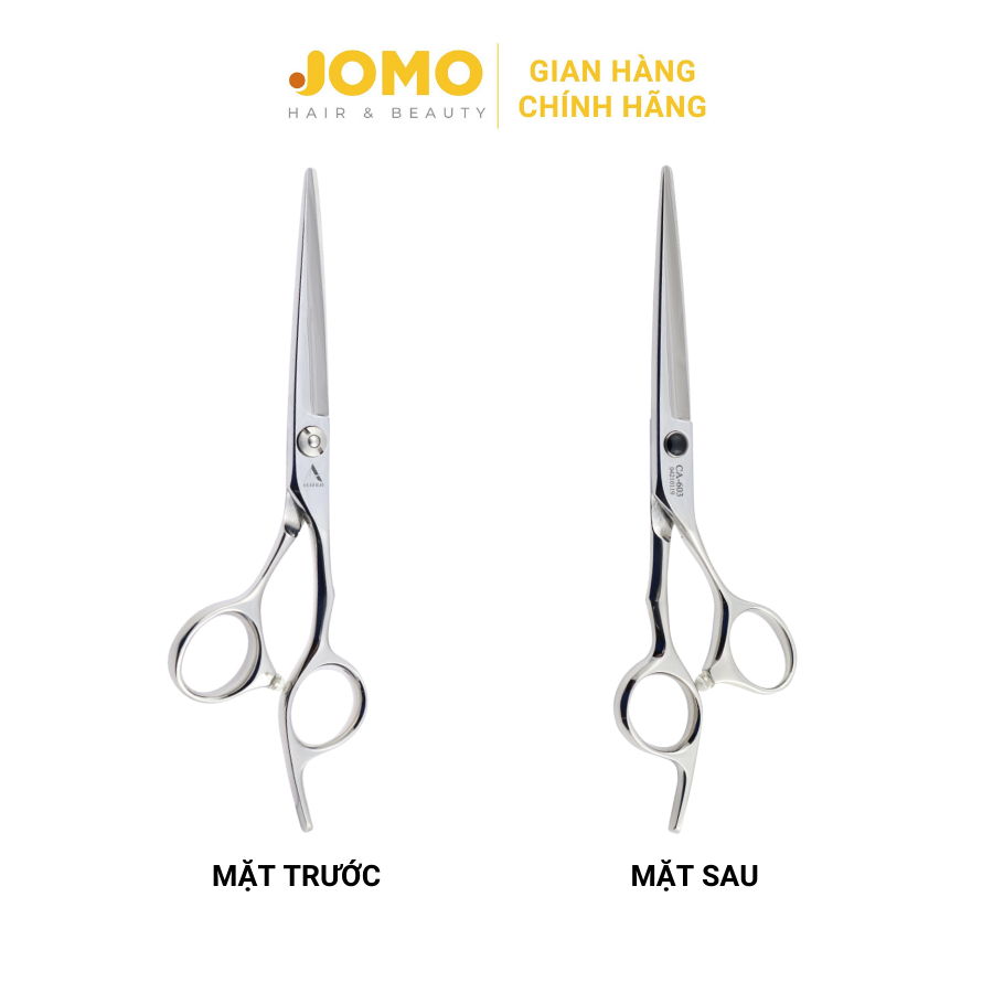 Kéo cắt tóc AKAFUJI lưỡi thẳng quai offset vênh size 6.0 inches CA603 - Jomo Hair & Beauty