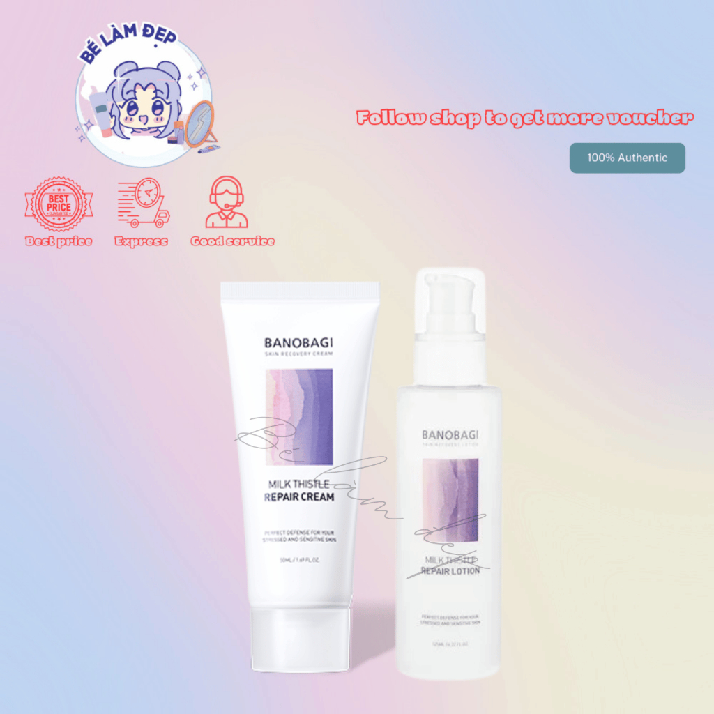 Sữa Dưỡng Ẩm & Kem Dưỡng Làm Sáng Da, Phục Hồi Banobagi - DATE 04/2024