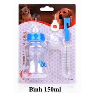 Bộ Bình Bú Sữa Cho Chó Mèo 60ml-150ml