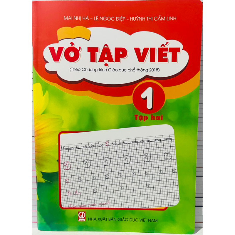 vở tập viết lớp 1 tập 2 + Bút Chì 2b