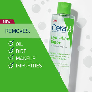 Nước cân bằng da khô và nhạy cảm Cerav Hydrating Toner 200ml