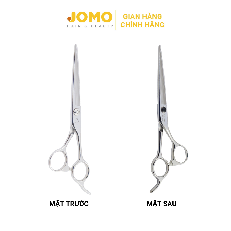 Kéo cắt tóc AKAFUJI lưỡi thẳng CA602 quai offset phẳng size 6.0 inches - Jomo Hair & Beauty