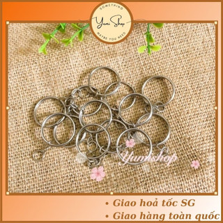 Set 100 cái khoen móc chìa khoá inox móc gấu bông móc khoá handmade