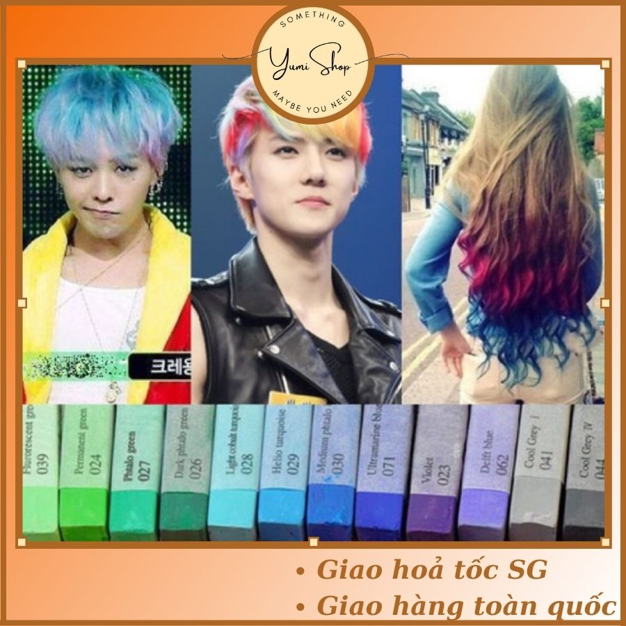 Phấn Nhuộm Tóc Tạm Thời Tự Chọn Màu Theo Ảnh Thật Phấn Tiên Hàn Quốc Gallery MUNGYO