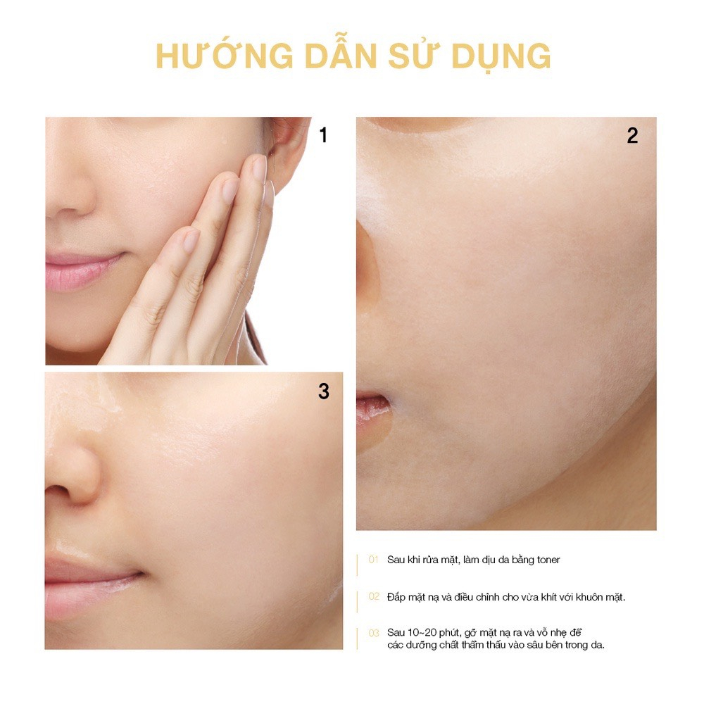 JM SOLUTION Mặt Nạ Viên Thuốc Vàng Dưỡng Ẩm Sâu Phục Hồi Da Derma Care Ceramide Aqua Capsule Mask Clear 30ml