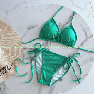 Bikini basic màu xanh mint nổi bật sexy