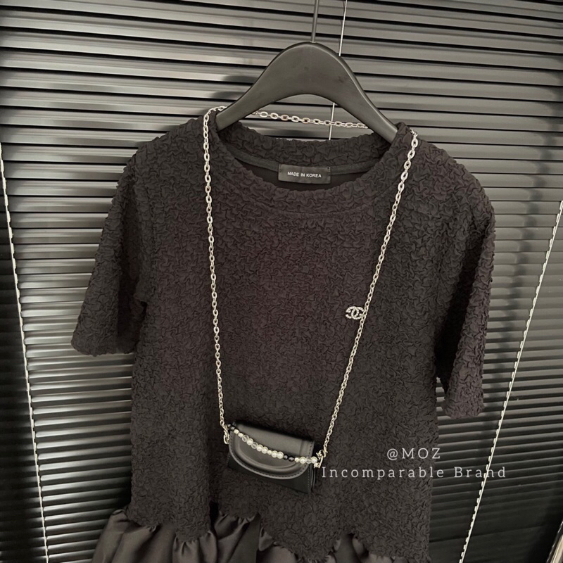 Váy bầu, váy suông đuôi cá kèm túi hàng QC