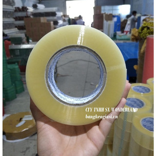 1 cuộn Băng keo trong (330g cuộn) khổ 48mm, 200yard, độ dính 50mic