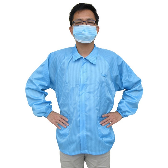 Áo phòng sạch dài tay, chống tĩnh điện