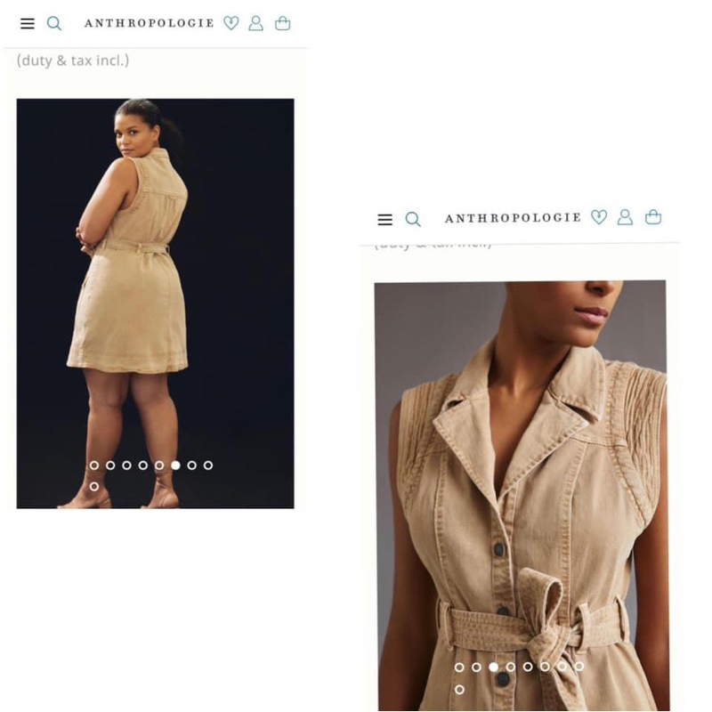 Đầm denim nhà anthro dư xịn sale sốc