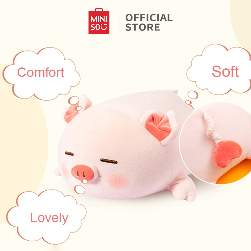 Miniso Sang Trọng Đồ Chơi Tựa Lưng Gối Ngủ Trưa Gối Đệm Đồ Chơi Nhồi Bông Mềm Mại Và Thoải Mái