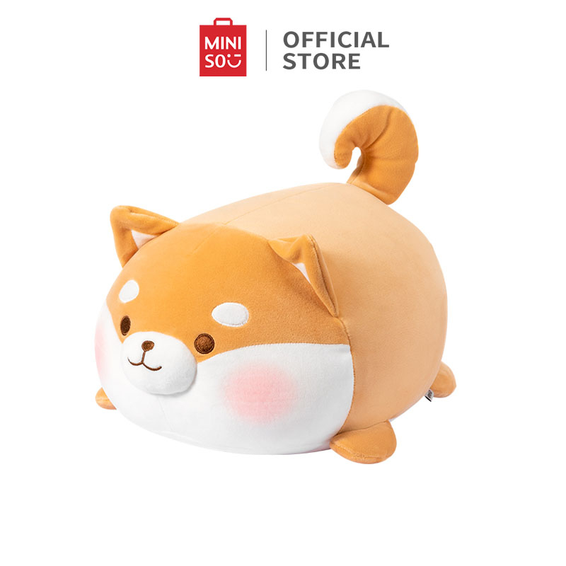 MINISO Mô Hình Chú Chó Đang Nằm Nhồi Bông Dễ Thương