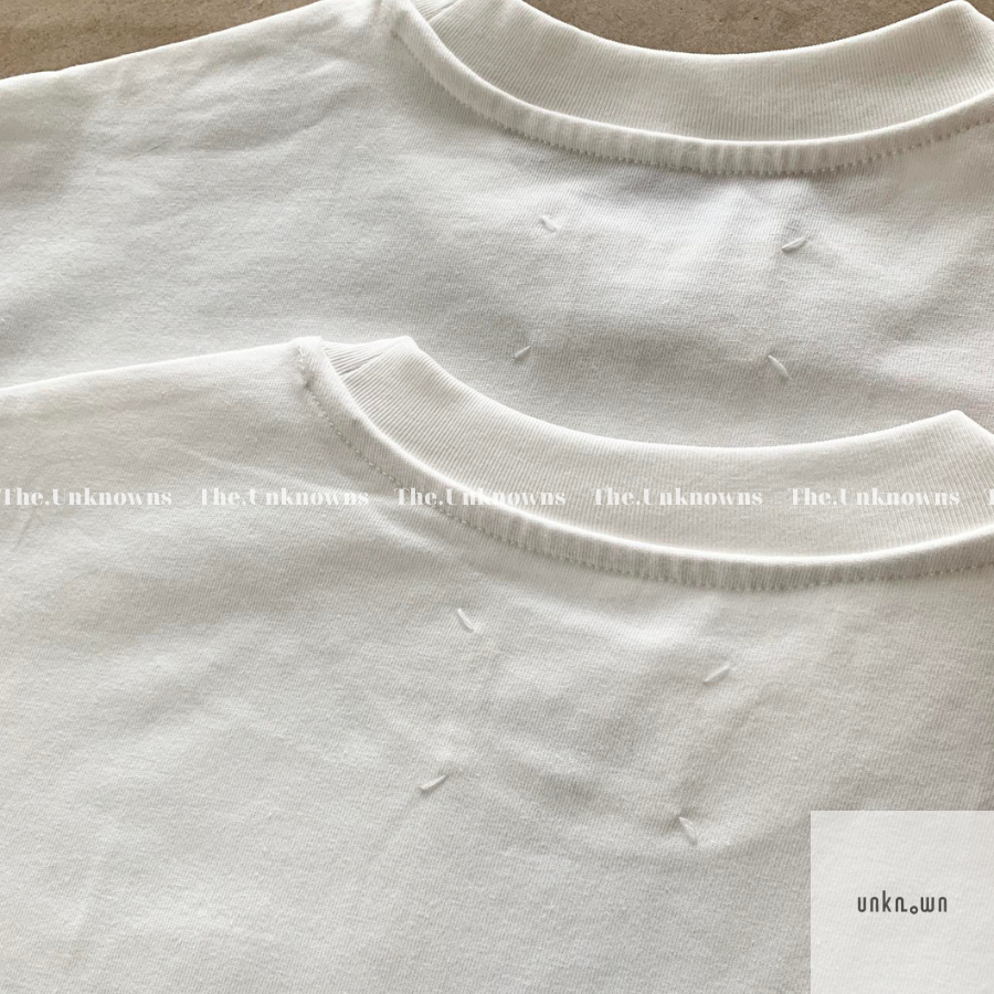 [Mirror Quaility]-Áo tee M.AISON MARGIELA Caution tape print T-shirt,Áo thun unisex cao cấp full túi tag