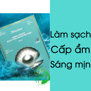 Mặt Nạ JMSolution Ngọc Trai Đen[MIẾNG LẺ]Marine Luminous Black Pearl Balancing Mask Plus Dưỡng Sáng