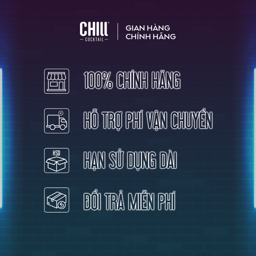 Thùng 6 chai Chill Cocktail (275ml/chai)