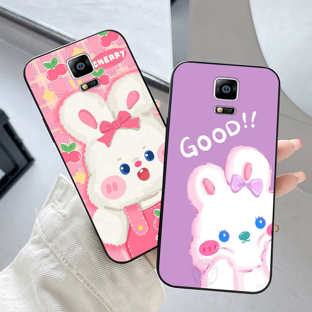 Ốp lưng Samsung note 4 / ss note 5 / ss note 7 in hình thỏ trắng cute dễ thương
